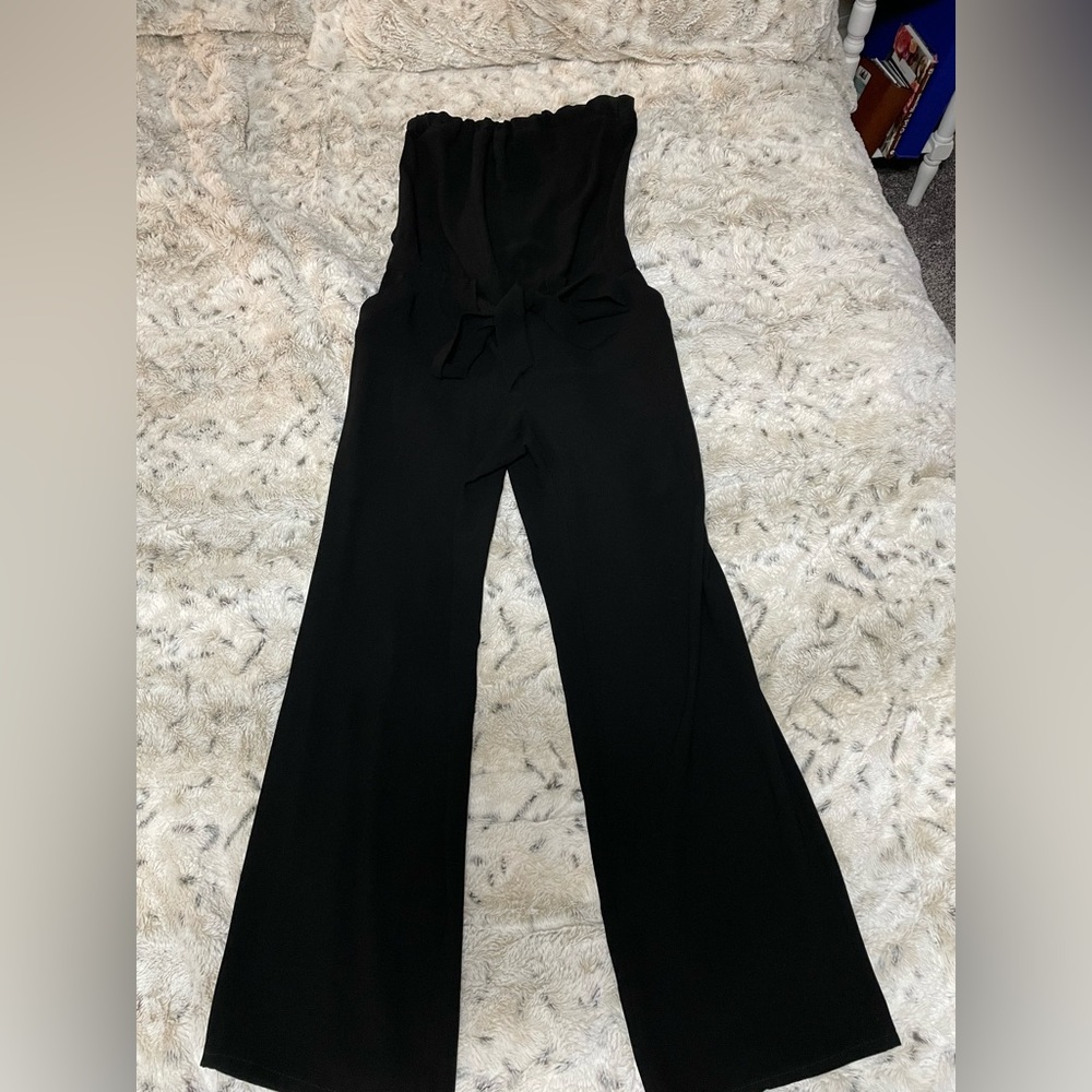 Bebe small pants jumpsuit romper dressy sleeveless